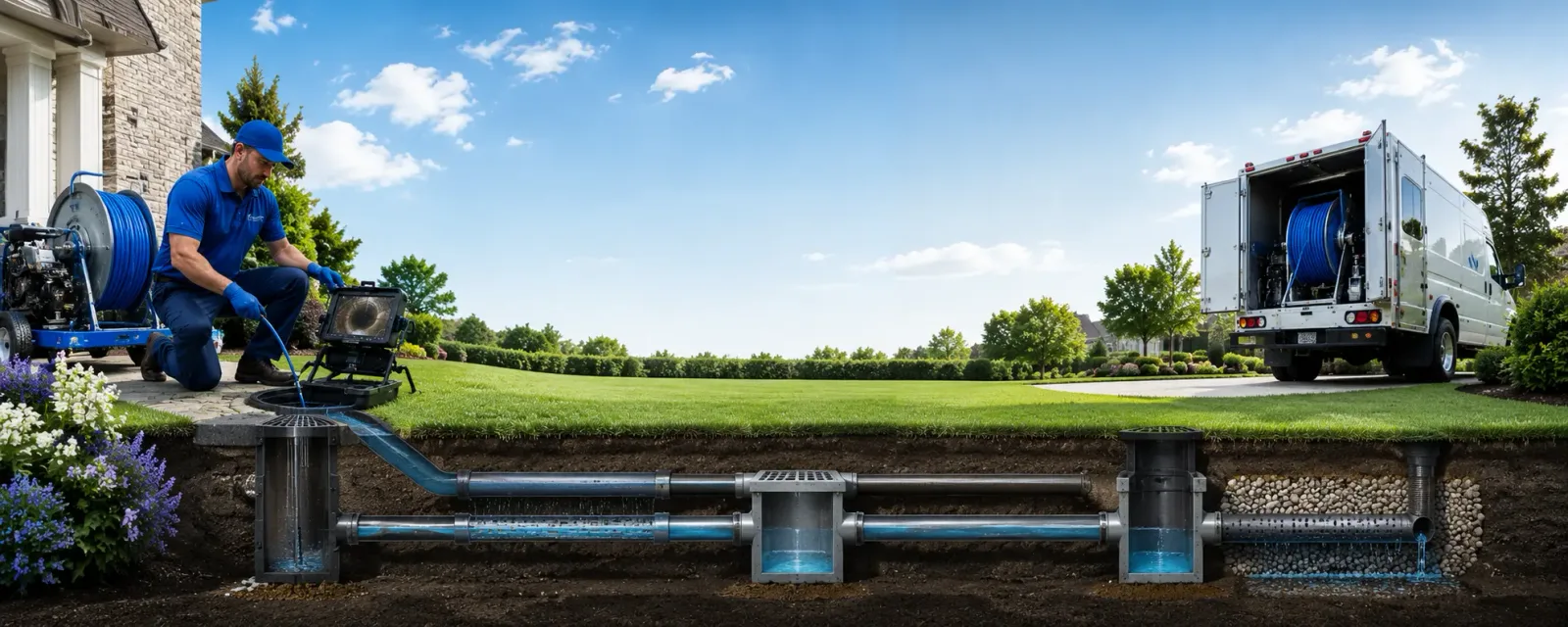 Outdoor drain cleaning information for Big Bar, CA